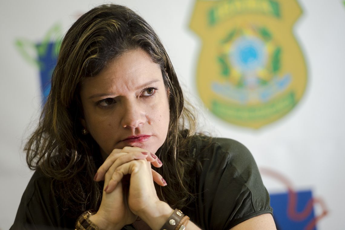 Marcelo Camargo/Agência Brasil A Superintendente do Ibama em Mato Grosso, Lívia Martins, em entrevista à Agência Brasil (Marcelo Camargo/Agência Brasil)
