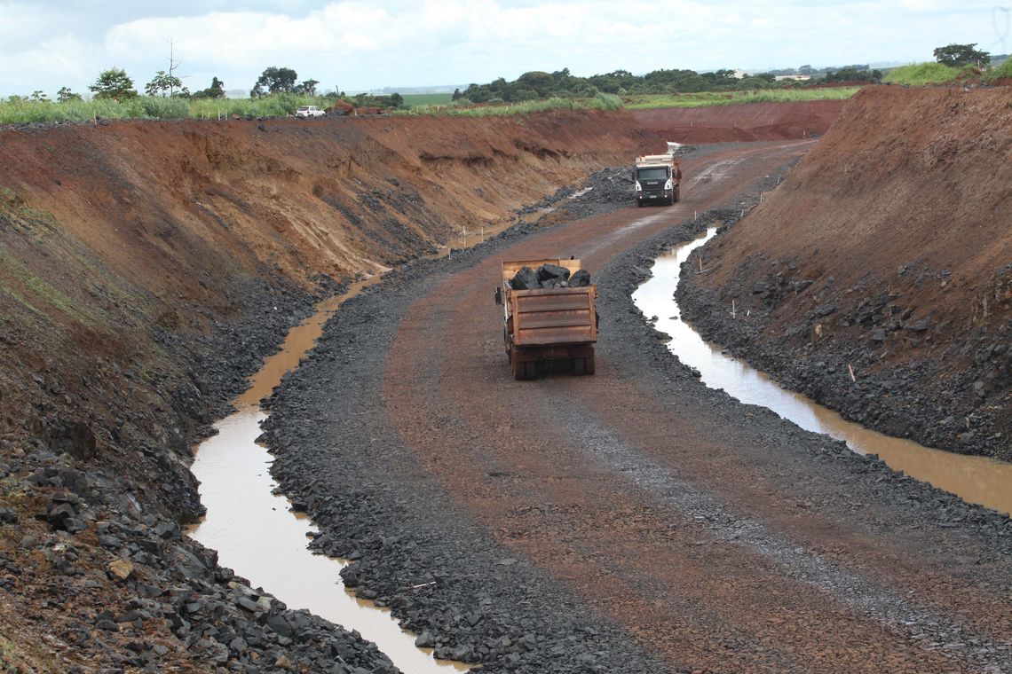 Rio Verde (GO) - Obras de implantação do Polo de Cargas do Sudoeste de Goiás da Ferrovia Norte-Sul, trecho Rio Verde-Santa Helena de Goiás (Beth Santos/Secretaria-Geral da PR)