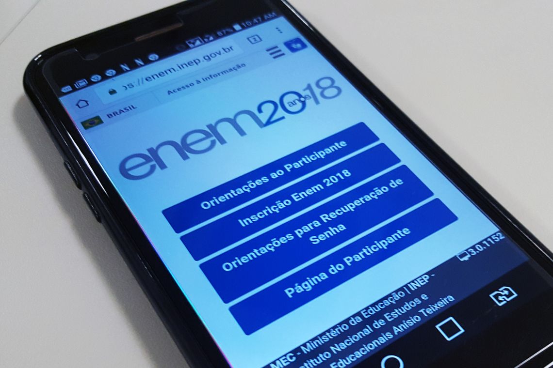 Começam as inscrições para o Enem 2018