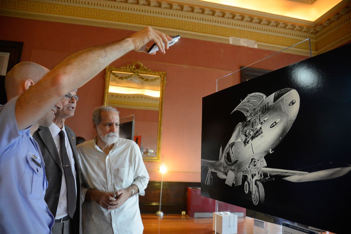 Tânia Rêgo/Agência Brasil Rio de Janeiro - O Centro de Documentação da Aeronáutica apresenta exposição Asas Que Protegem o País – Tributo a Santos Dumont para homenagear os 110 anos do seu primeiro voo (Tânia Rêgo/Agência Brasil)