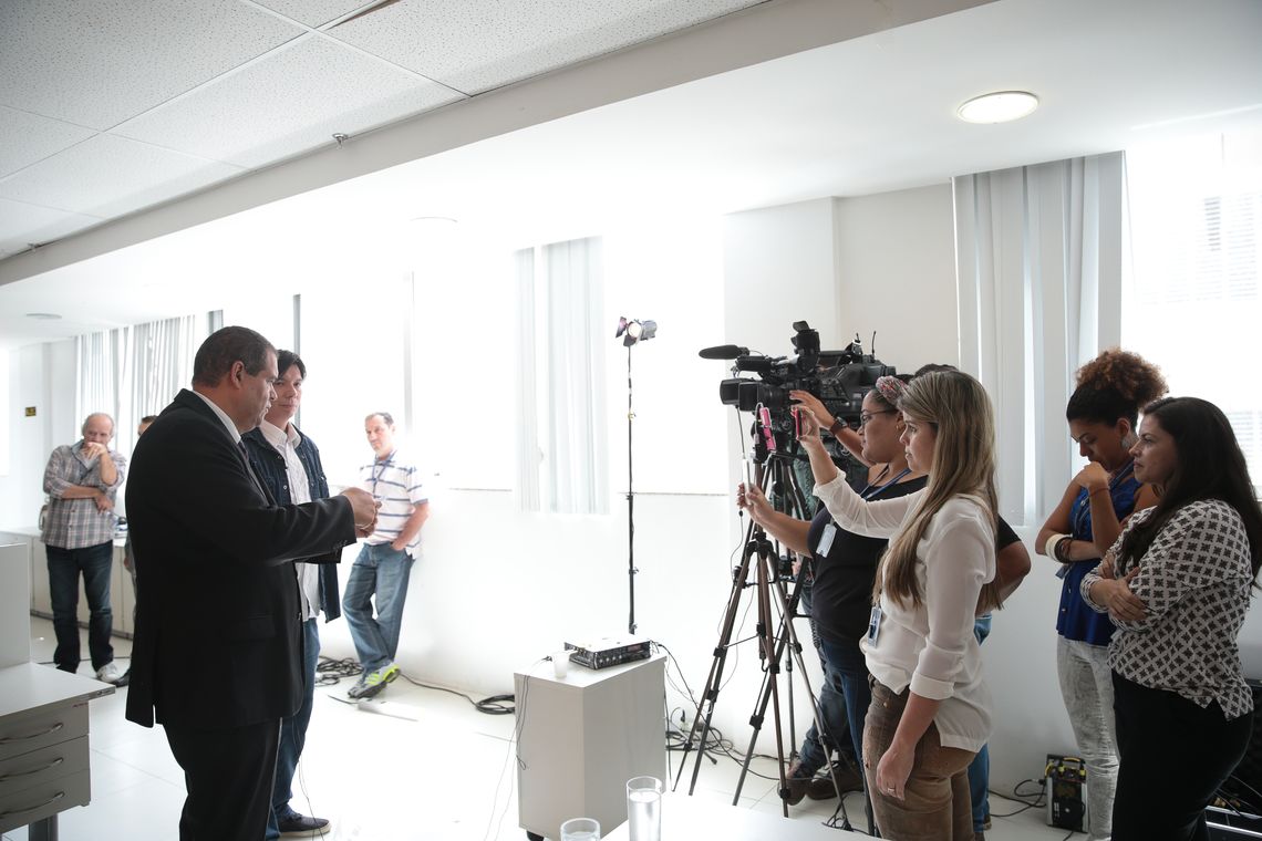Marcello Casal jr/Agência Brasil Brasília- Entrevista com o Superintendente Nacional em exercício do FGTS da Caixa, Henrique José Santana, sobre saque do fundo (Marcello Casal Jr/Agência Brasil)