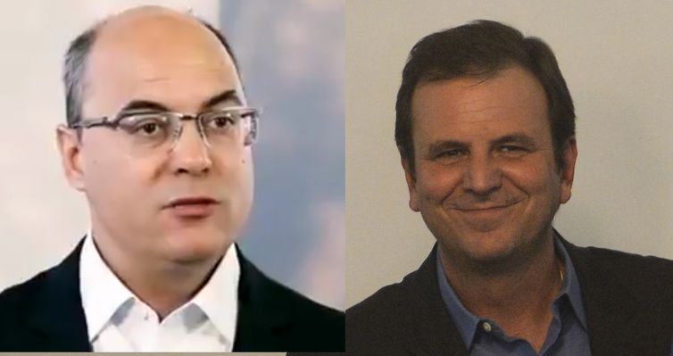 Wilson Witzel e Eduardo Paes