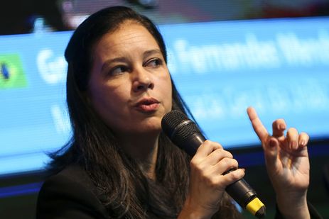 A advogada-geral da União, Grace Mendonça, participa da 2ª Conferência Internacional + Segurança Jurídica + Investimento Estrangeiro 2018, no Panteão da Pátria, em Brasília.