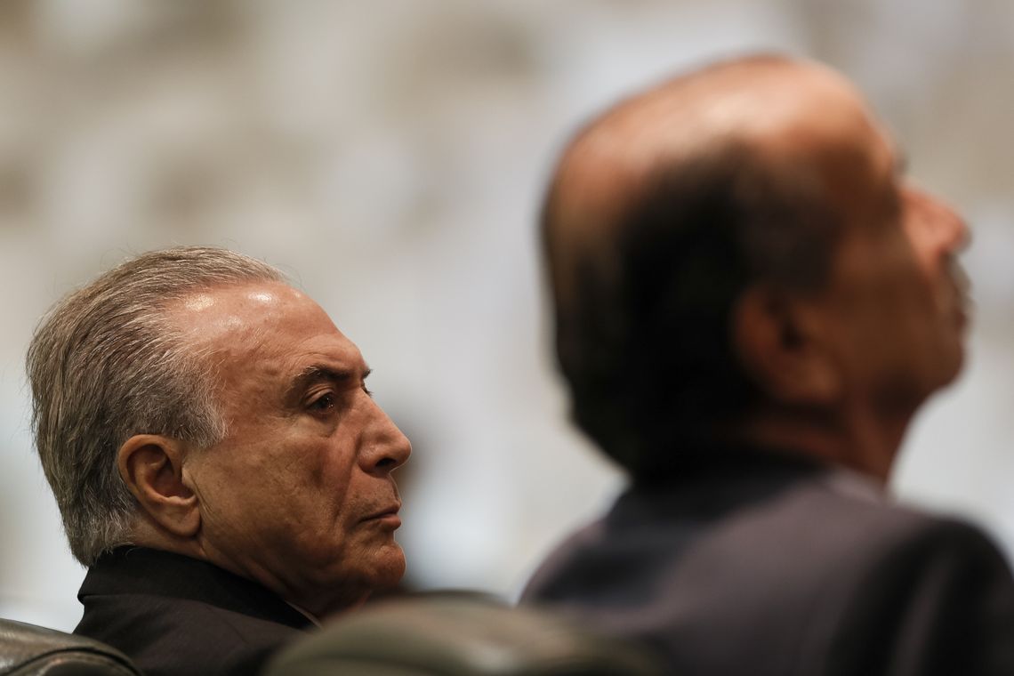 Beto Barata/Pr Brasília - O presidente Michel Temer e o ministro das Relações Exteriores, Aloysio Nunes, participam das comemorações do Dia do Diplomata, no Palácio Itamaraty (Beto Barata/PR)