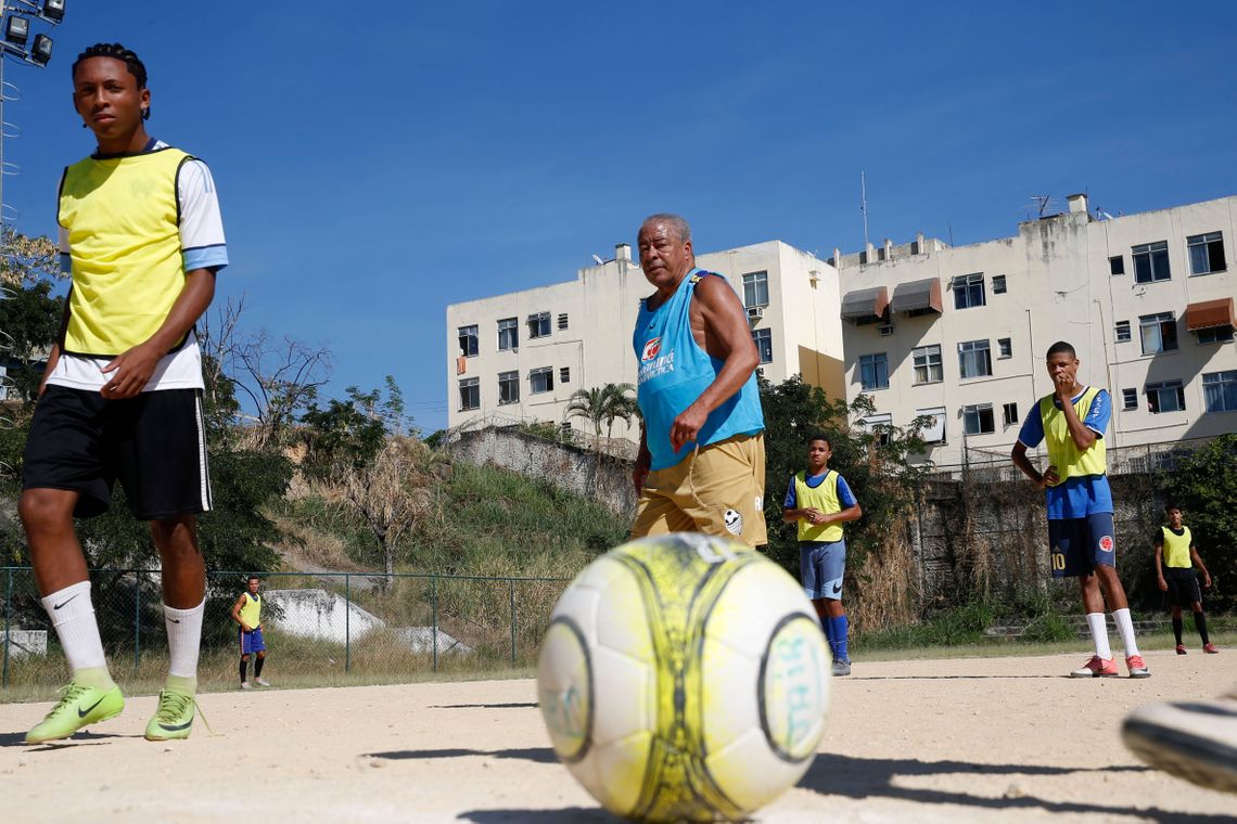 Tânia Rêgo/Agência Brasil Entrevista com o jogador Jairzinho, o furacão da Copa de 70, que fez gols em todos os jogos, na Vila Olímpica do Sampaio, zona norte da cidade.
