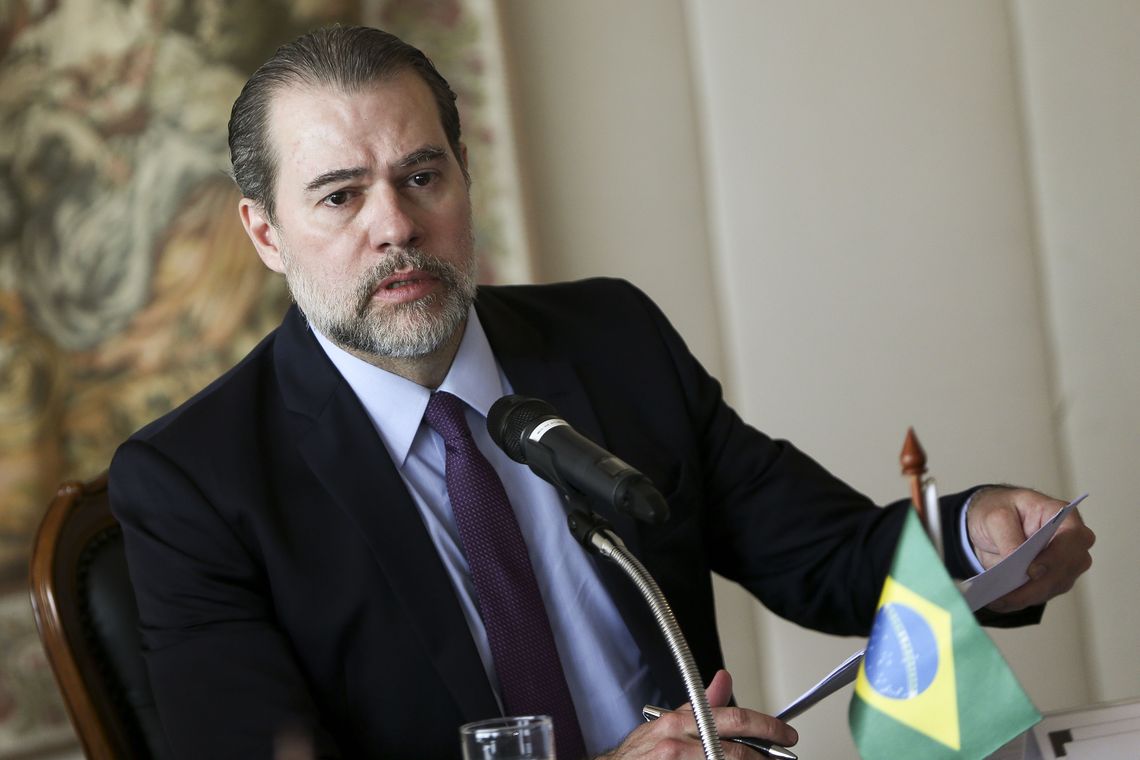 Marcelo Camargo/Agência Brasil O presidente do Supremo Tribunal Federal (STF), Dias Toffoli, se reúne com os presidentes dos Tribunais de Justiça de todo o país.