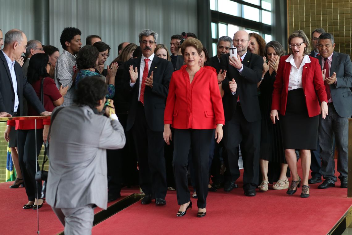 José Cruz/Agência Brasil Brasília - Em pronunciamento no Palácio da Alvorada, Dilma Rousseff diz que, com a aprovação do impeachment, sofreu o segundo golpe de Estado em sua vida (José Cruz/Agência Brasil)