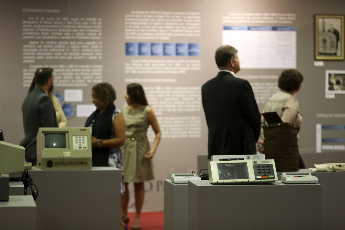 Marcelo Camargo/Agência Brasil O Tribunal Superior Eleitoral (TSE) apresenta a exposição