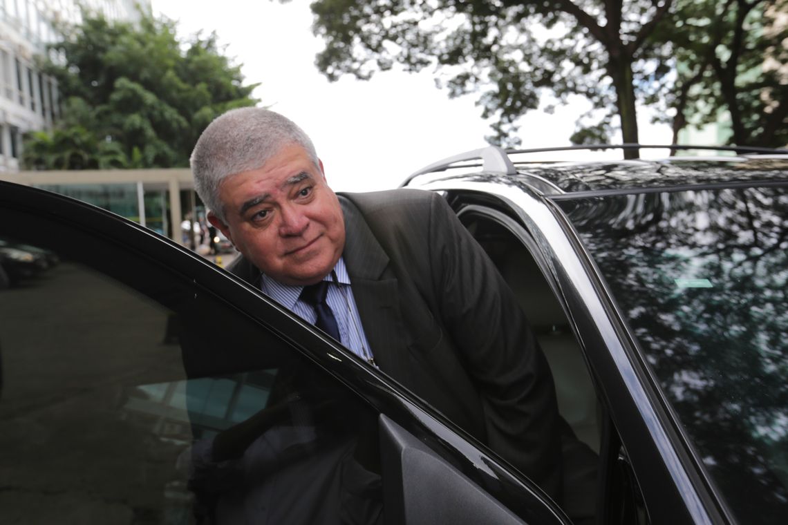 Fabio Rodrigues Pozzebom/Agência Brasil Brasília - Ministro da Secretaria de Governo, Carlos Marun, fala à imprensa após se reunir com o ministro da Fazenda, Eduardo Guardia (Fabio Rodrigues Pozzebom/Agência Brasil)