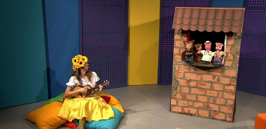 Companhia Fuxico: Arte para Crianças faz releitura de Os Três Porquinhoss