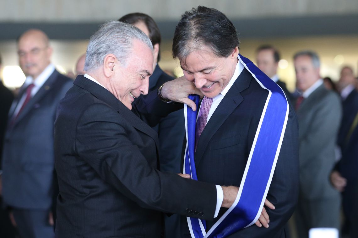 Antonio Cruz/ Agência Brasil Brasília - Presidente Michel Temer participa das comemorações do Dia do Diplomata, no Palácio Itamaraty (Antonio Cruz/Agência Brasil)