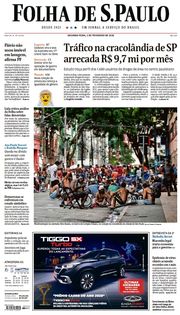 Capa do Jornal Folha de S. Paulo Edição 2020-02-03