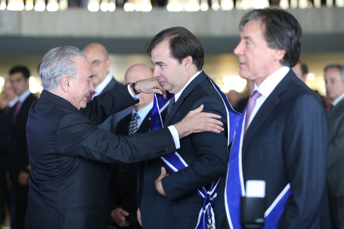 Antonio Cruz/ Agência Brasil Brasília - Presidente Michel Temer participa das comemorações do Dia do Diplomata, no Palácio Itamaraty (Antonio Cruz/Agência Brasil)