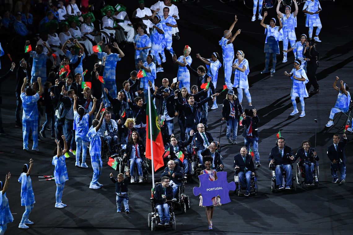 Tomaz Silva/Agência Brasil Rio de Janeiro - Cerimônia de abertura dos Jogos Paralímpicos Rio 2016 no Estádio do Maracanã ( Tomaz Silva/Agência Brasil)