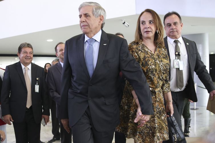O futuro ministro do Gabinete de Segurança Institucional (GSI), general Augusto Heleno, participa da Solenidade Comemorativa dos &quot;80 Anos de História do Gabinete de Segurança Institucional&quot;