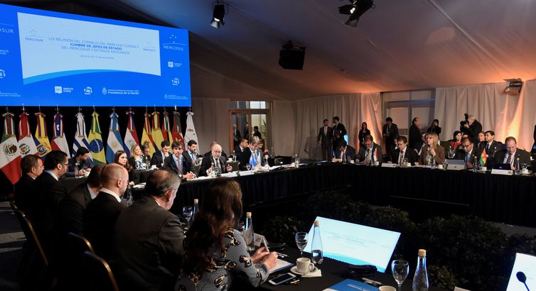 Mercosul, Reunião, Argentina.
Argentine Foreign Ministry/Handout via REUTERS