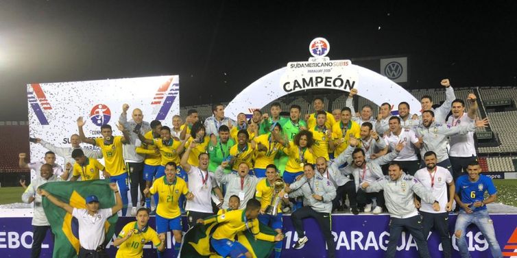 Brasil bate a Argentina e conquista o Sul-Americano Sub-15