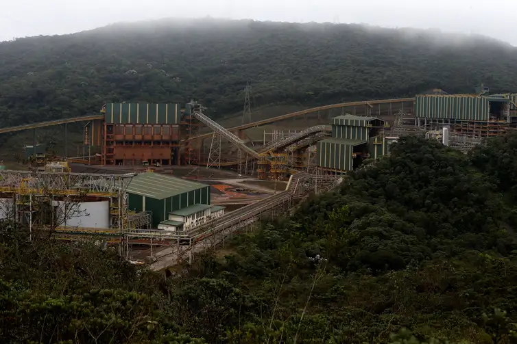 Concentração 3. Usina de Concentração da mineradora Samarco. 