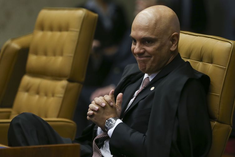 O Supremo Tribunal Federal  realiza sessão solene de abertura do Ano Judiciário de 2019. Na foto, o ministro Alexandre de Moraes.