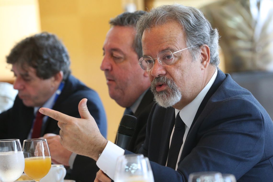 Antonio Cruz/Agência Brasil Brasília - Ministro da Defesa, Raul Jungmann, fala à imprensa sobre segurança na fronteira (Antonio Cruz/Agência Brasil)