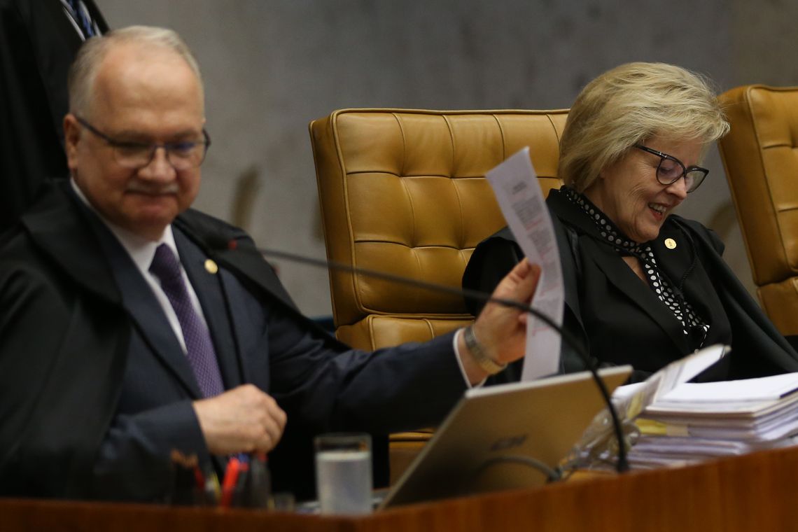 José Cruz/Agência Brasil Brasília - O ministro do Supremo Tribunal Federal Edson Fachin durante julgamento do pedido de habeas corpus do ex-presidente Lula (José Cruzr/Agência Brasil)