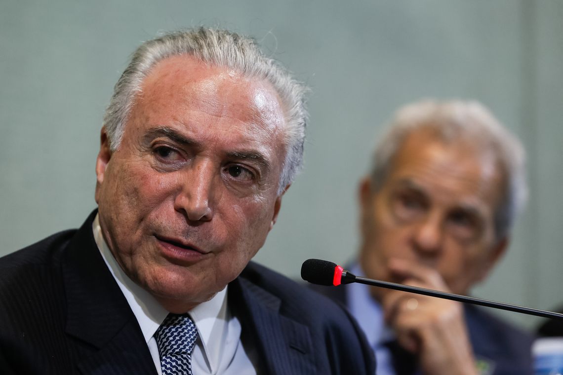 Beto Barata/Pr São Paulo - O presidente Michel Temer discursa na cerimônia de abertura da sessão plenária da Federação das Associações Comerciais do Estado de São Paulo (Beto Barata/PR)