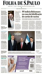 Capa do Jornal Folha de S. Paulo Edição 2024-03-20