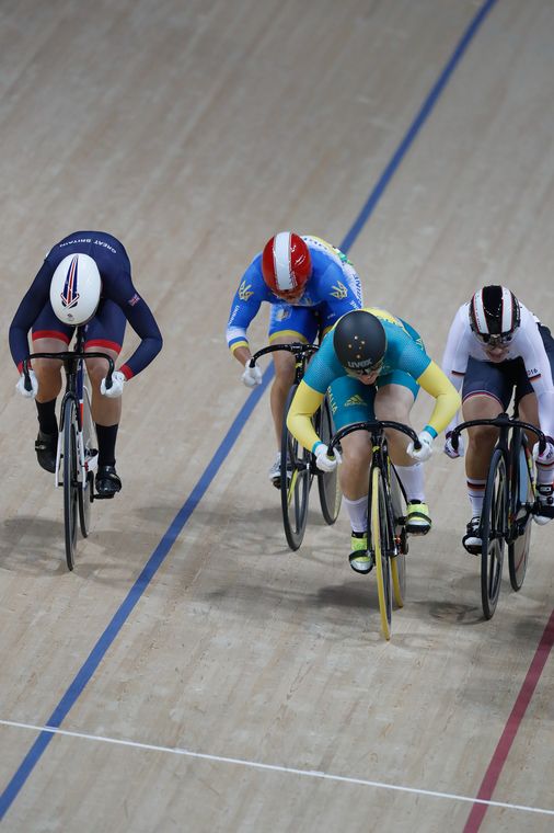 Fernando Frazão/Agência Brasil Rio de Janeiro - A holandesa Elis Ligtlee ganha medalha de ouro ao vencer a corrida Keirin de ciclismo no Velódromo dos Jogos Rio 2016, no Parque Olímpico. (Fernando Frazão/Agência Brasil)