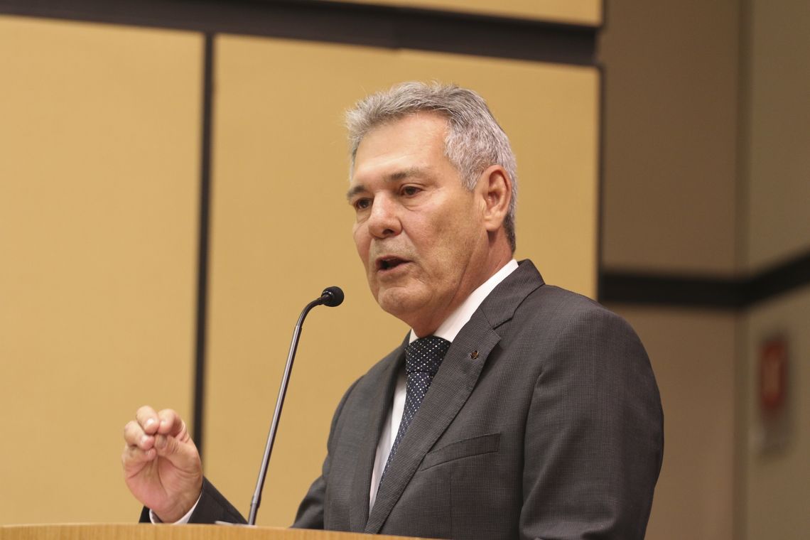 Valter Campanato/Agência Brasil Cerimônia de posse do presidente da Empresa Brasileira de Infraestrutura Aeroportuária (Infraero), tenente-brigadeiro-do-ar Hélio Paes de Barros Júnior.