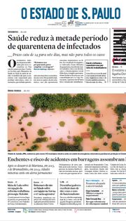 Capa do Jornal O Estado de S. Paulo Edição 2022-01-11