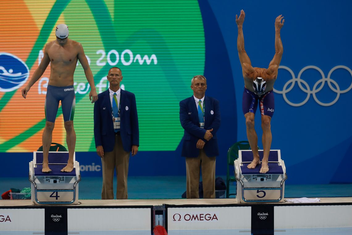 Fernando Frazão/Agência Brasil Rio de Janeiro - Michael Phelps, dos Estados Unidos, ganha sua 20ª medalha de ouro olímpica, nos 200m nado borboleta, nos Jogos Rio 2016. (Fernando Frazão/Agência Brasil)