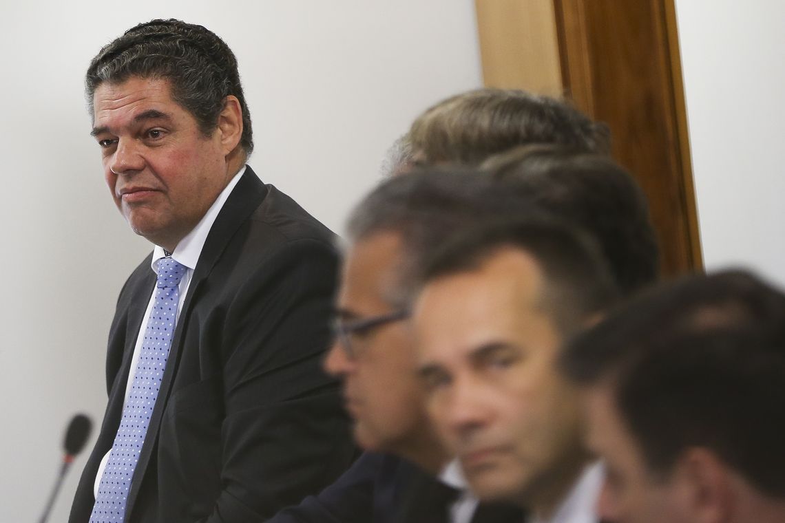 Marcelo Camargo/Agência Brasil Brasília - O presidente da Associação Nacional dos Fabricantes de Veículos Automotores, Antonio Megale, durante reunião com o presidente Michel Temer e dirigentes das empresas associadas, no Palácio do Planalto (Marcelo Camargo/Agência