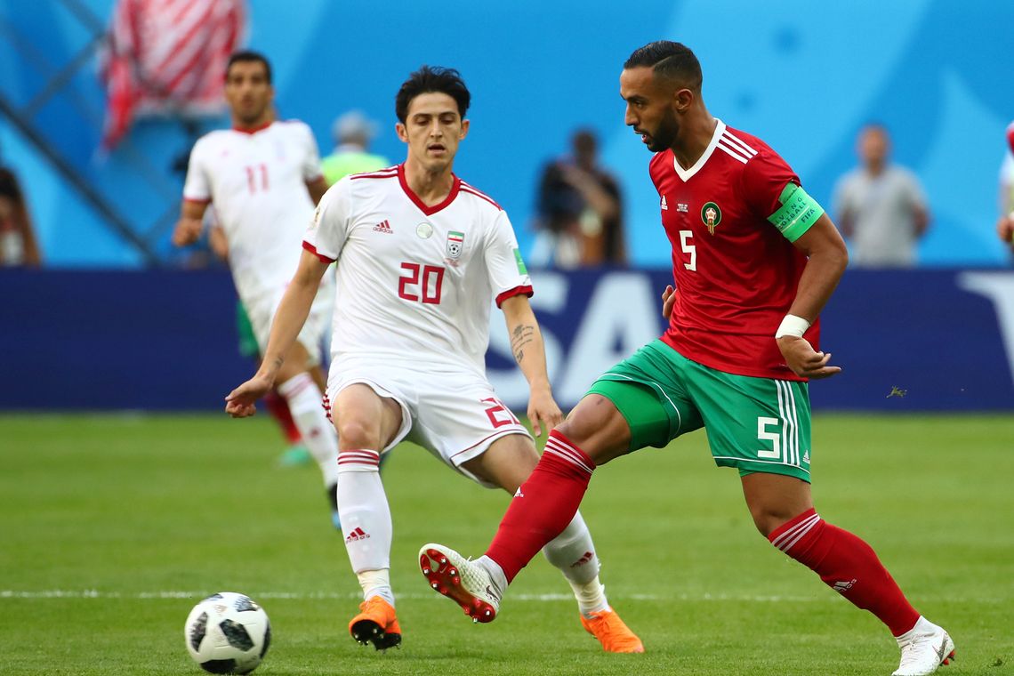 Resultado de imagem para Irã vence Marrocos com gol contra nos acréscimos