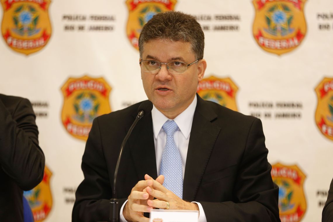 Tomaz Silva/Agência Brasil Rio de Janeiro - O superintendente regional da Polícia Federal (PF), Jairo de Souza da Silva, durante coletiva de imprensa sobre Operação Cadeia Velha (Tomaz Silva/Agência Brasil)