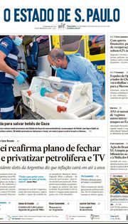 Capa do Jornal O Estado de S. Paulo Edição 2023-11-21