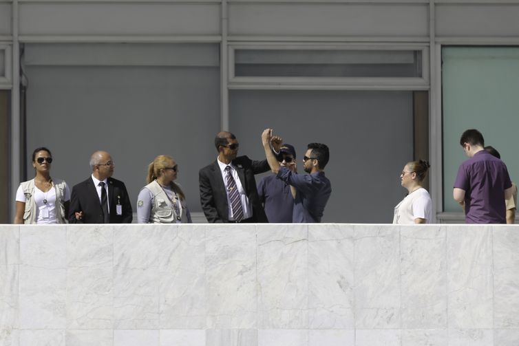 Equipe de segurança faz ensaio geral da posse do presidente eleito Jair Bolsonaro na Esplanada dos Ministérios
