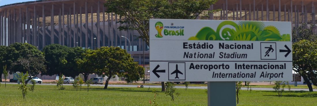 Placas de sinalização para a Copa Placas de sinalização para a Copa