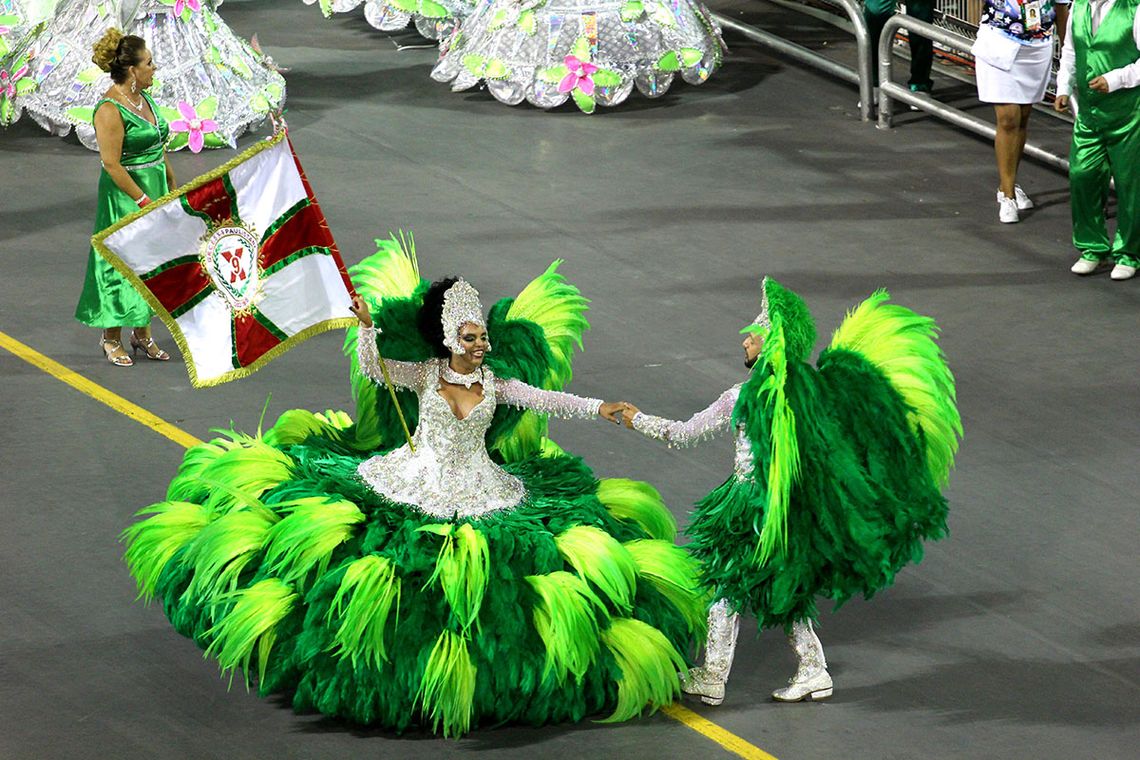Divulgação/LigaSP São Paulo – X9 Paulistana abre o segundo dia de desfile das escolas de samba do Grupo Especial (Divulgação/LigaSP)
