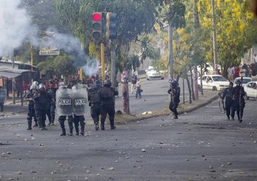 Protestos na Nicarágua