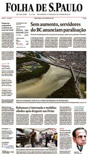 Capa do Jornal Folha de S. Paulo Edição 2022-01-04