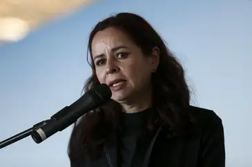 Marcelo Camargo/Agência Brasil/Agência Brasil A analista de programas do escritório das Nações Unidas sobre Drogas e Crime (UNODC), Fernanda Fuentes, durante a abertura da 5ª Semana de Enfrentamento ao Tráfico de Pessoas, na Rodoviária Interestadual de Brasília.