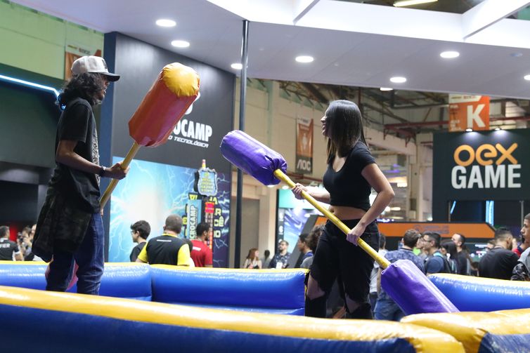 Rovena Rosa/Agência Brasil Brasil Game Show (BGS) 2019, maior feira de games da América Latina, no Expo Center Norte.