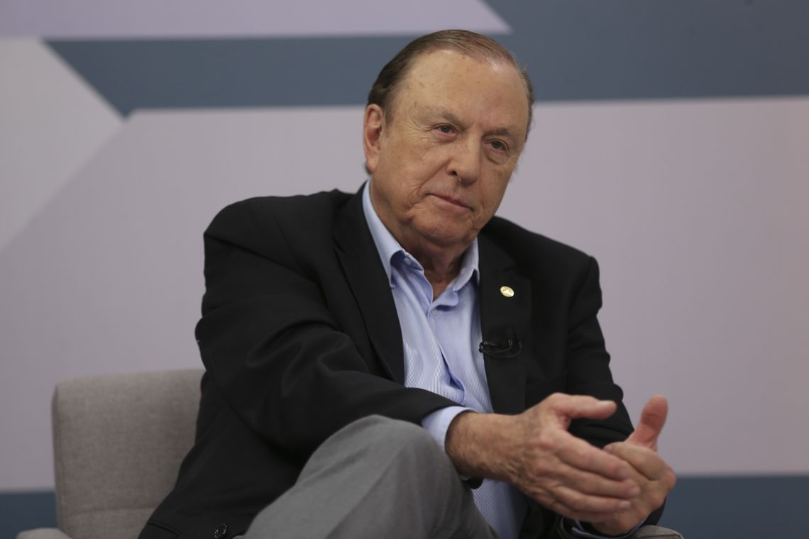 Marcello Casal jr/Agência Brasil A Empresa Brasil de Comunicação (EBC) entrevista o candidato à Presidência da República pelo DC, José Maria Eymael. Ele é o oitavo a participar da série de entrevistas da EBC com presidenciáveis.