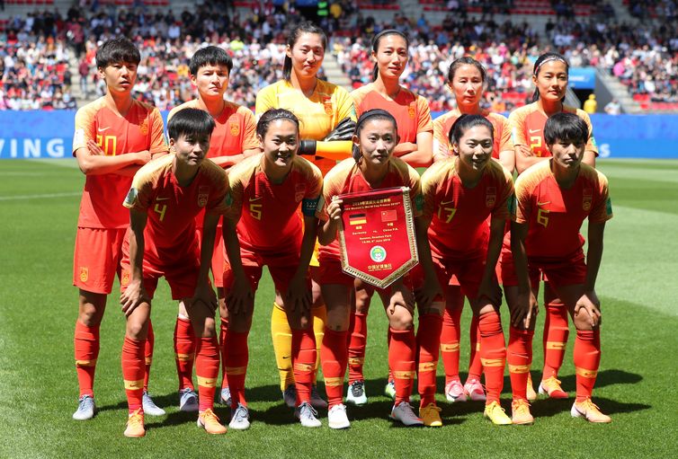 Seleção da China na Copa do Mundo de Futebol Feminino 2019. 