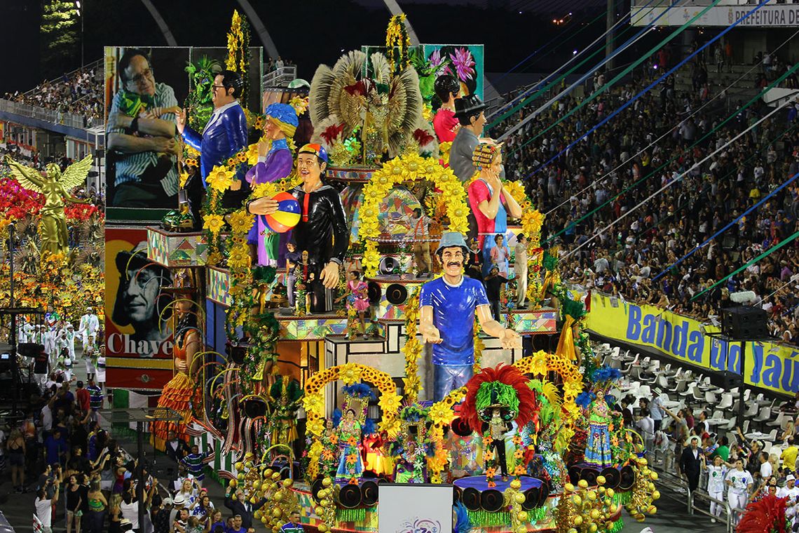 Divulgação/LigaSP São Paulo – Unidos da Vila Maria no segundo dia de desfile das escolas de samba paulistanas do Grupo Especial (Divulgação/LigaSP)