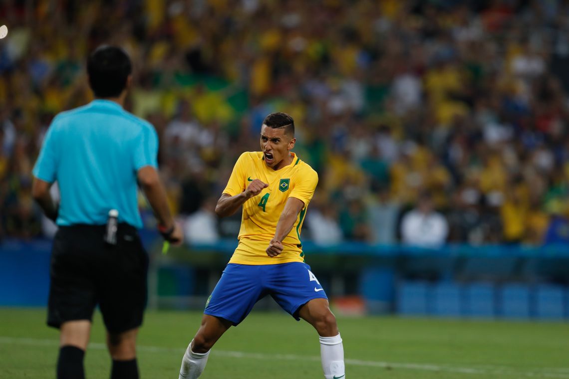 Fernando Frazão/Agência Brasil Rio de Janeiro - Brasil vence Alemanha e conquista primeiro ouro olímpico do futebol (Fernando Frazão/Agência Brasil)
