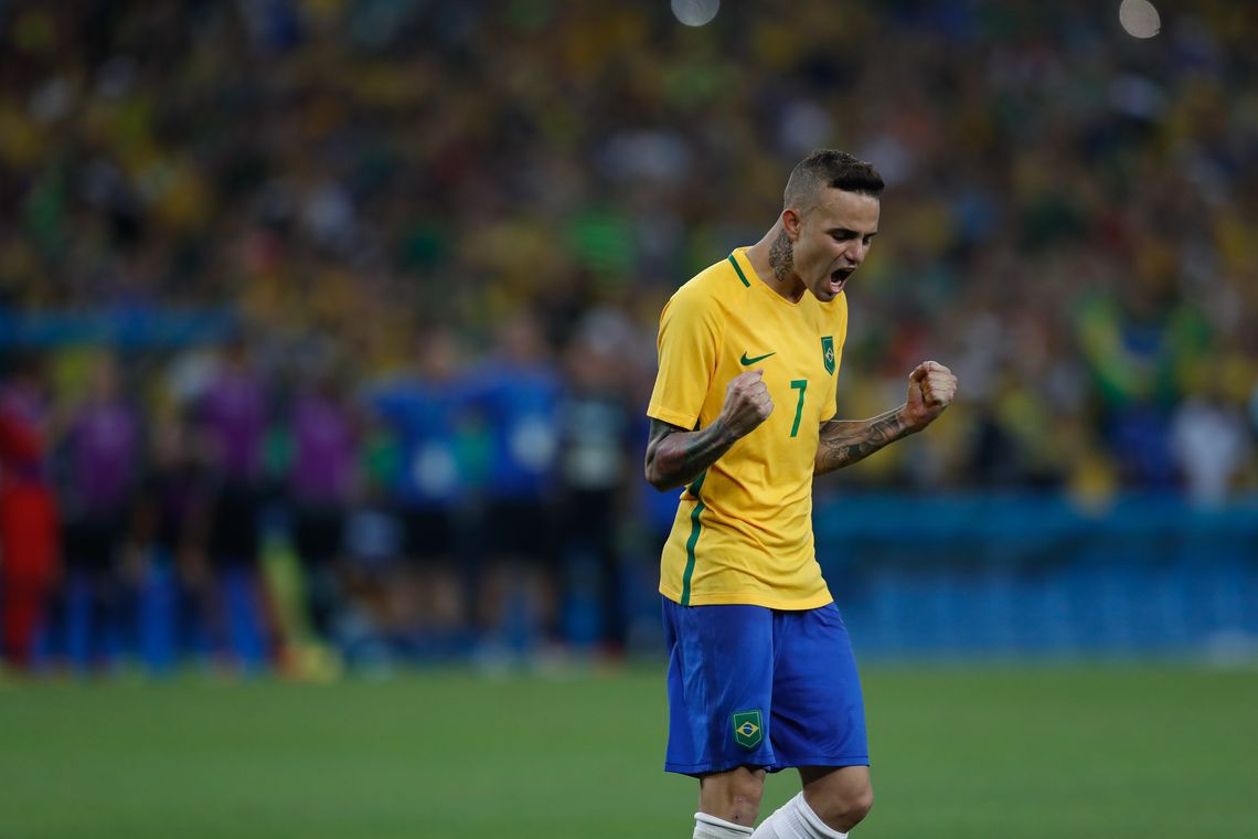 Fernando Frazão/Agência Brasil Rio de Janeiro - Brasil vence Alemanha e conquista primeiro ouro olímpico do futebol (Fernando Frazão/Agência Brasil)