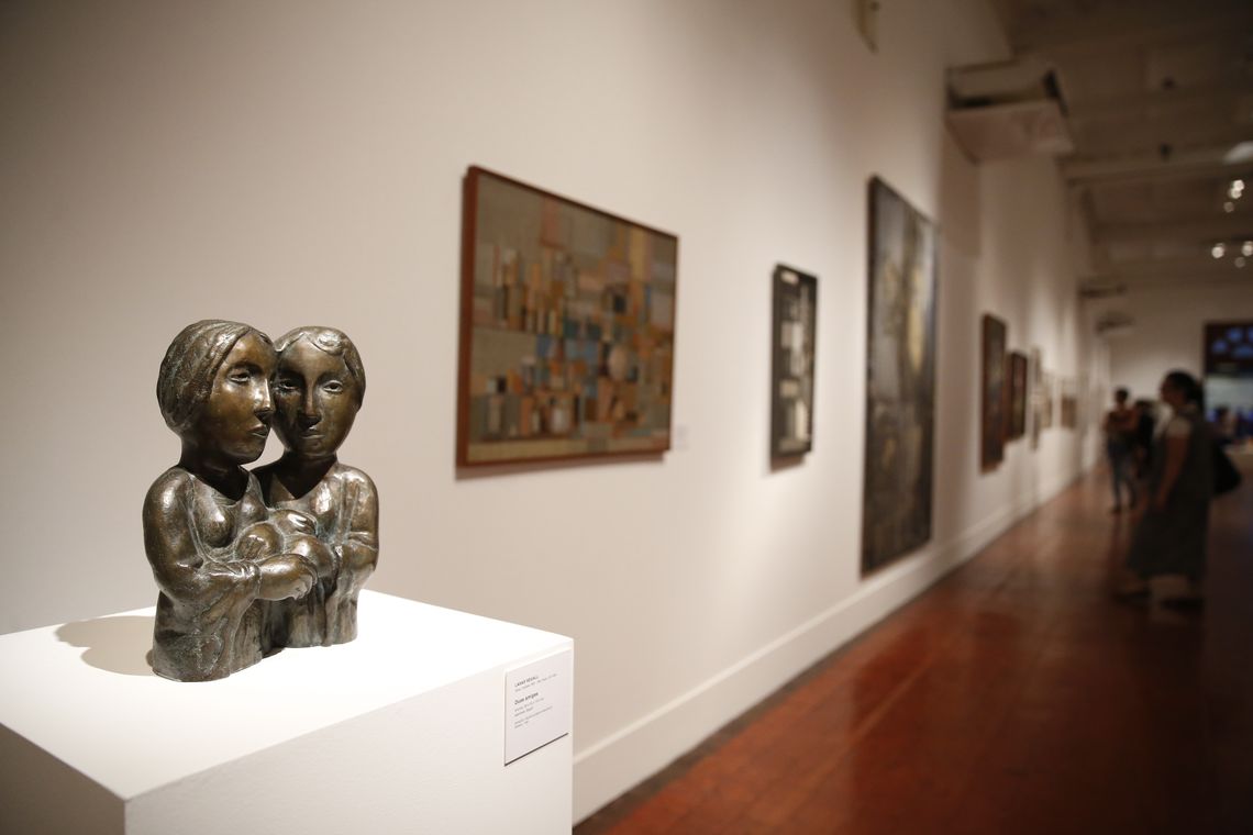 Tomaz Silva/Agência Brasil Rio de Janeiro - Exposição Diálogos Contemporâneos mostra a vivência francesa na formação de artistas brasileiros (Tomaz Silva/Agência Brasil)