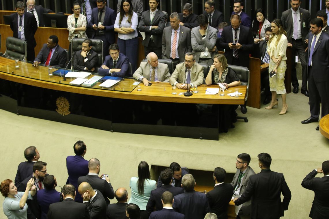 Fabio Rodrigues Pozzebom/Agênci O ministro da Educação, Abraham Weintraub, na Câmara dos Deputados para detalhar como será feito o bloqueio de verbas de universidades públicas e institutos federais
