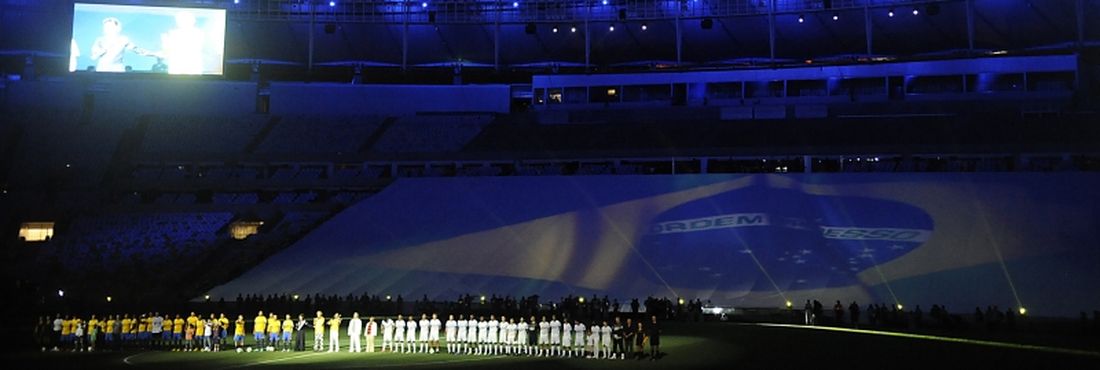 Times na reinauguração do Maracanã Times na reinauguração do Maracanã
